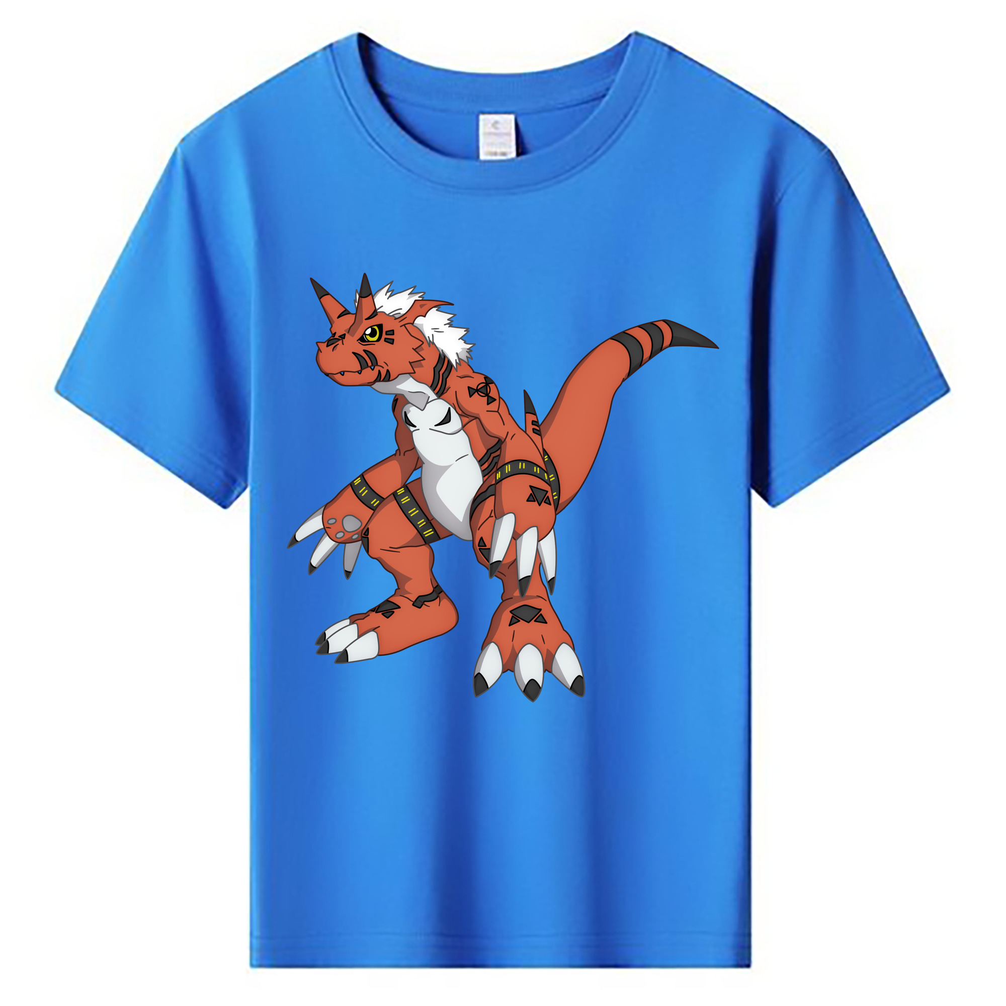 （画像用） Digimon デジタルモンスター/デジモン 綿100％キッズTシャツ（フロントプリント）